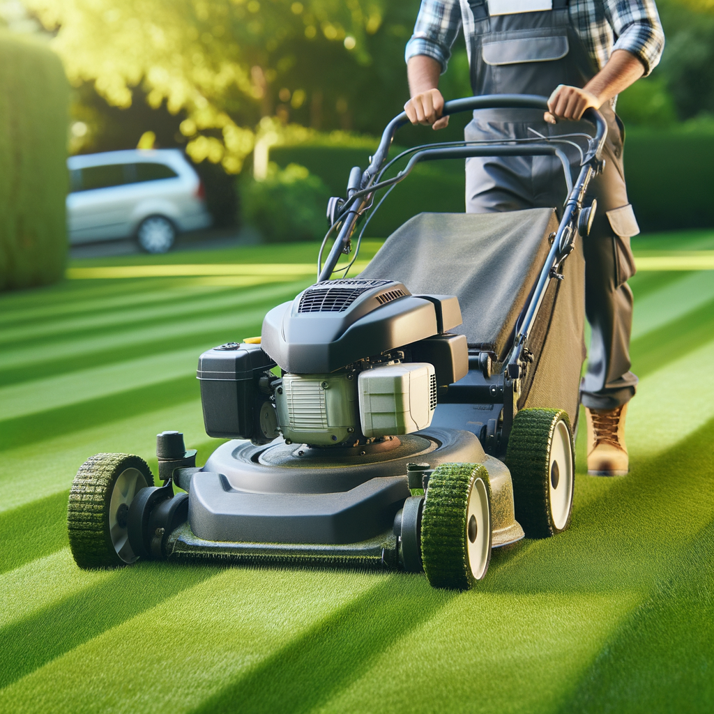 Professional lawn mowing